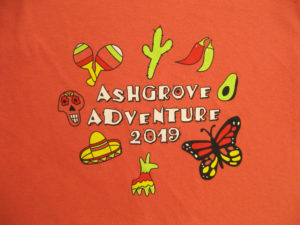 Ashgrove Adventure 2019 t-shirt